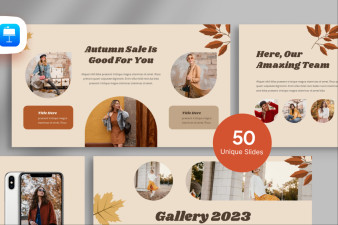 Autumn Sale Keynote Template